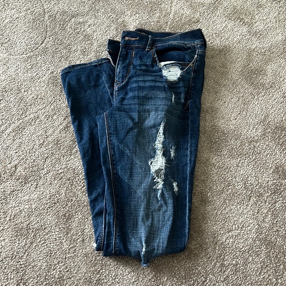 Distressed Express Jeans